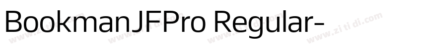 BookmanJFPro Regular字体转换